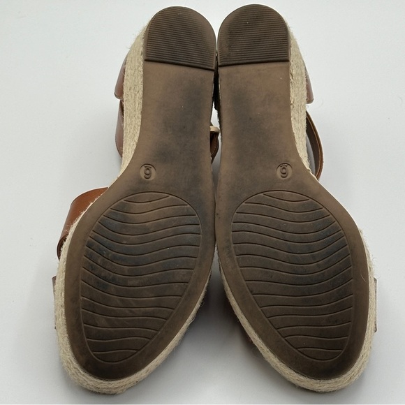 Michael By Michael Shannon Sylvie Ankle Strap Peep Toe Sandal Brown Size 6 - Picture 8 of 9